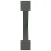  3 db antracitszürke X alakú acél étkezőasztal láb 80x(72-73) cm