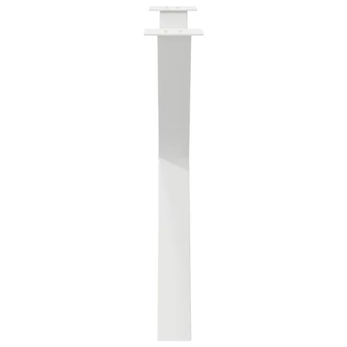 3 db X alakú étkezőasztal láb fehér 90 x (72-73) cm acél étkezőasztal láb