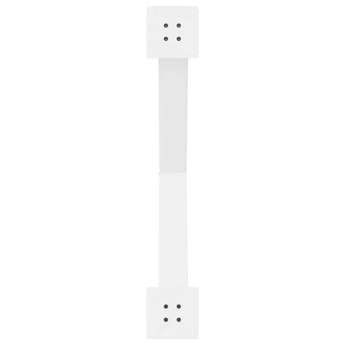  3 db X alakú étkezőasztal láb fehér 90 x (72-73) cm acél étkezőasztal láb
