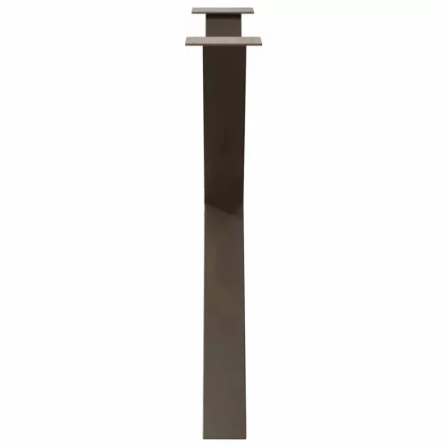  3 db X alakú étkezőasztal láb natúr acél 90 x (72-73) cm acél