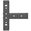  2 db antracitszürke, T-alakú acél dohányzóasztal láb 30x25x(30-31) cm