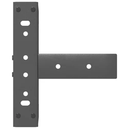  2 db antracitszürke, T-alakú acél dohányzóasztal láb 30x25x(30-31) cm