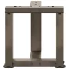  2 db fekete, T-alakú acél dohányzóasztal láb 30x25x(30-31) cm