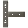  2 db fekete, T-alakú acél dohányzóasztal láb 30x25x(30-31) cm