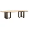  2 db fekete, T-alakú acél dohányzóasztal láb 30x25x(30-31) cm