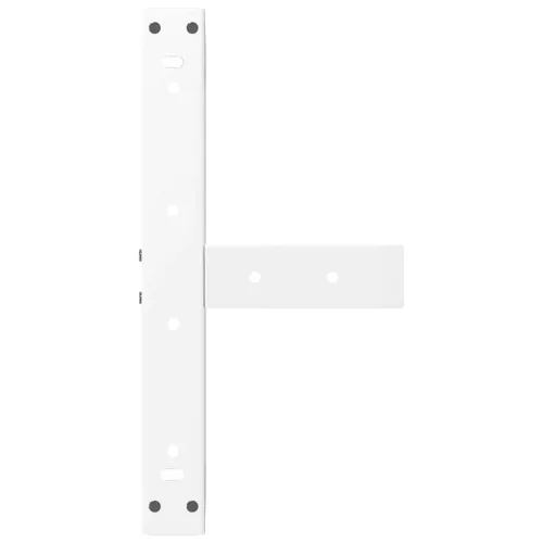  2 db T-alakú dohányzóasztal láb fehér 40x25x(30-31) cm acél dohányzóasztal láb