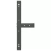  2 db antracitszürke, T-alakú acél dohányzóasztal láb 60x25x(30-31) cm