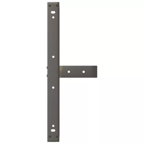  2 db fekete, T-alakú acél dohányzóasztal láb 60x25x(30-31) cm