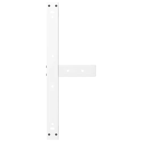 2 db fehér, T-alakú dohányzóasztal láb 70x25x(30-31) cm acél dohányzóasztal láb