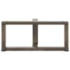  2 db fekete, T-alakú acél dohányzóasztal láb 70x25x(30-31) cm
