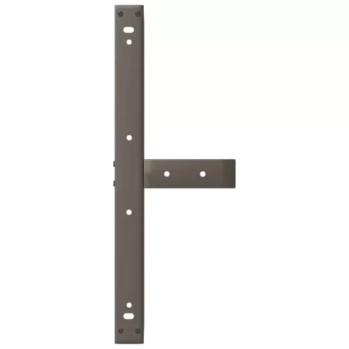  2 db fekete, T-alakú acél dohányzóasztal láb 70x25x(30-31) cm