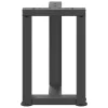  2 db antracitszürke, T-alakú acél dohányzóasztal láb 28x25x(42-43) cm
