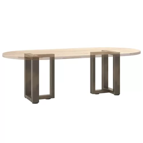  2 db fekete, T-alakú acél dohányzóasztal láb 28x25x(42-43) cm