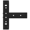  2 db fekete, T-alakú acél dohányzóasztal láb 38x25x(42-43) cm