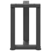  2 db antracitszürke, T-alakú acél dohányzóasztal láb 38x25x(42-43) cm