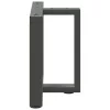  2 db antracitszürke, T-alakú acél dohányzóasztal láb 50x25x(42-43) cm