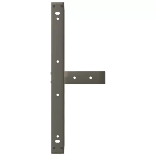  2 db fekete, T-alakú acél dohányzóasztal láb 70x25x(42-43) cm