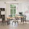  2 db antracitszürke T-alakú acél konzolasztal láb 25x28x(72-73) cm