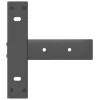  2 db antracitszürke T-alakú acél konzolasztal láb 25x28x(72-73) cm