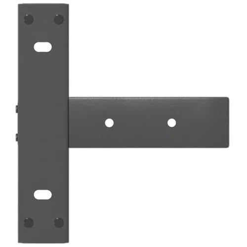  2 db antracitszürke T-alakú acél konzolasztal láb 25x28x(72-73) cm