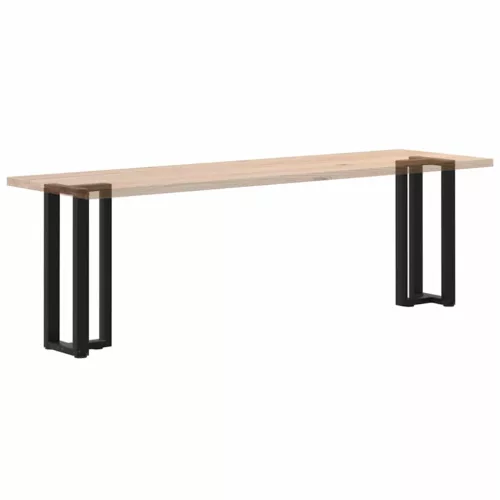  2 db fekete, T-alakú acél konzolasztal láb 38x25x(72-73) cm