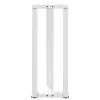  2 db fehér, T-alakú acél konzolasztal láb 38x25x(72-73) cm