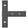  2 db antracitszürke T-alakú acél konzolasztal láb 38x25x(72-73) cm