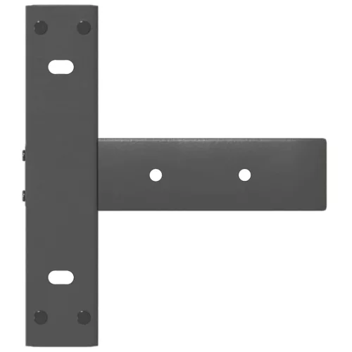  2 db antracitszürke T-alakú acél konzolasztal láb 38x25x(72-73) cm