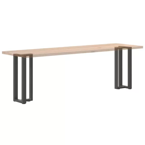  2 db antracitszürke T-alakú acél konzolasztal láb 38x25x(72-73) cm