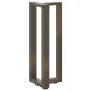  2 db fekete, T-alakú acél konzolasztal láb 38x25x(72-73) cm