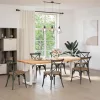  2 db fehér, T-alakú étkezőasztal láb 60x35x(72-73) cm acél étkezőasztal