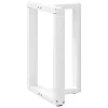  2 db fehér, T-alakú étkezőasztal láb 60x35x(72-73) cm acél étkezőasztal