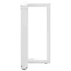  2 db fehér, T-alakú étkezőasztal láb 60x35x(72-73) cm acél étkezőasztal