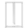  2 db fehér, T-alakú étkezőasztal láb 60x35x(72-73) cm acél étkezőasztal