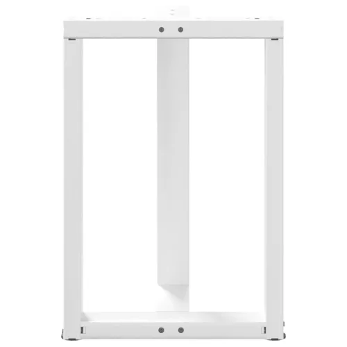  2 db fehér, T-alakú étkezőasztal láb 60x35x(72-73) cm acél étkezőasztal