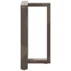 2 db fekete, T-alakú acél étkezőasztal láb 60x35x(72-73) cm