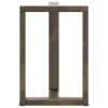  2 db fekete, T-alakú acél étkezőasztal láb 60x35x(72-73) cm