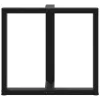  2 db fekete, T-alakú acél étkezőasztal láb 70x35x(72-73) cm