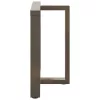  2 db fekete, T-alakú acél étkezőasztal láb 70x35x(72-73) cm