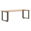  2 db fekete, T-alakú acél étkezőasztal láb 70x35x(72-73) cm