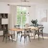  2 db fehér, T-alakú étkezőasztal láb 80x35x(72-73) cm acél étkezőasztal