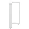  2 db fehér, T-alakú étkezőasztal láb 80x35x(72-73) cm acél étkezőasztal
