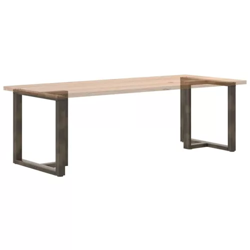  2 db fekete, T-alakú étkezőasztal láb 80x35x(72-73) cm acél étkezőasztal