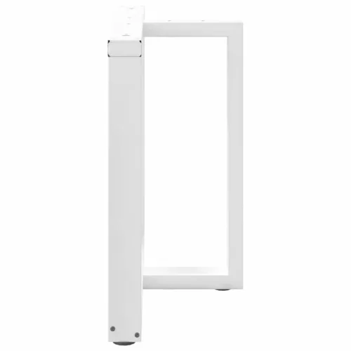  2 db fehér, T-alakú étkezőasztal láb 90x35x(72-73) cm acél étkezőasztal láb