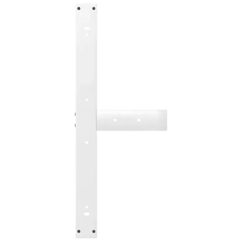  2 db fehér, T-alakú étkezőasztal láb 90x35x(72-73) cm acél étkezőasztal láb