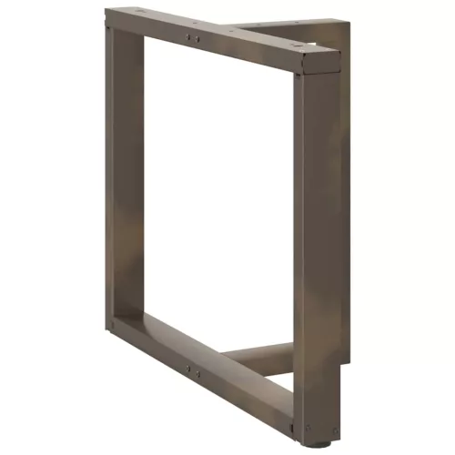  2 db fekete, T-alakú étkezőasztal láb 90x35x(72-73) cm acél étkezőasztal