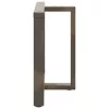  2 db fekete, T-alakú étkezőasztal láb 90x35x(72-73) cm acél étkezőasztal