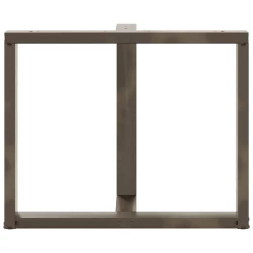  2 db fekete, T-alakú étkezőasztal láb 90x35x(72-73) cm acél étkezőasztal