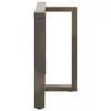  2 db T-alakú étkezőasztal láb fekete 100x35x(72-73) cm acél étkezőasztal