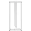  2 db T-alakú bárasztalláb, fehér, 40x35x(90-91) cm, acél